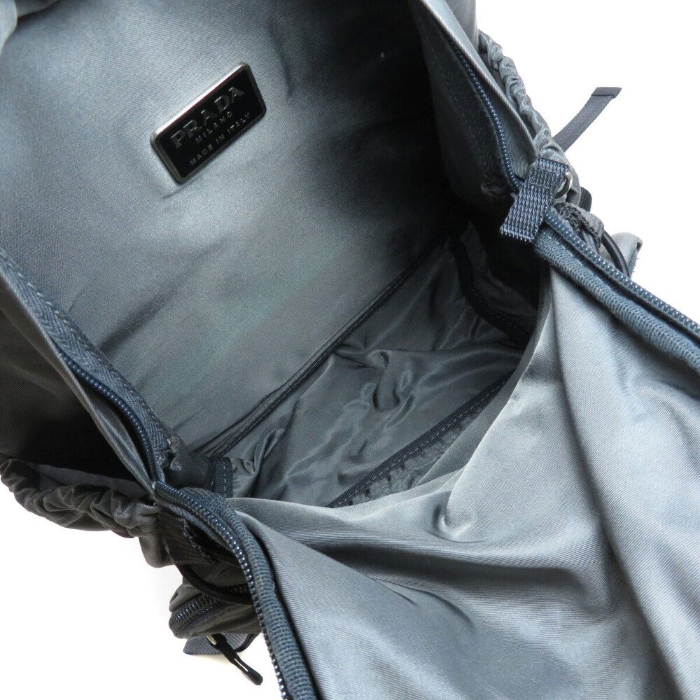 Prada logo Backpack Rucksack Daypack - Picture 5 of 11